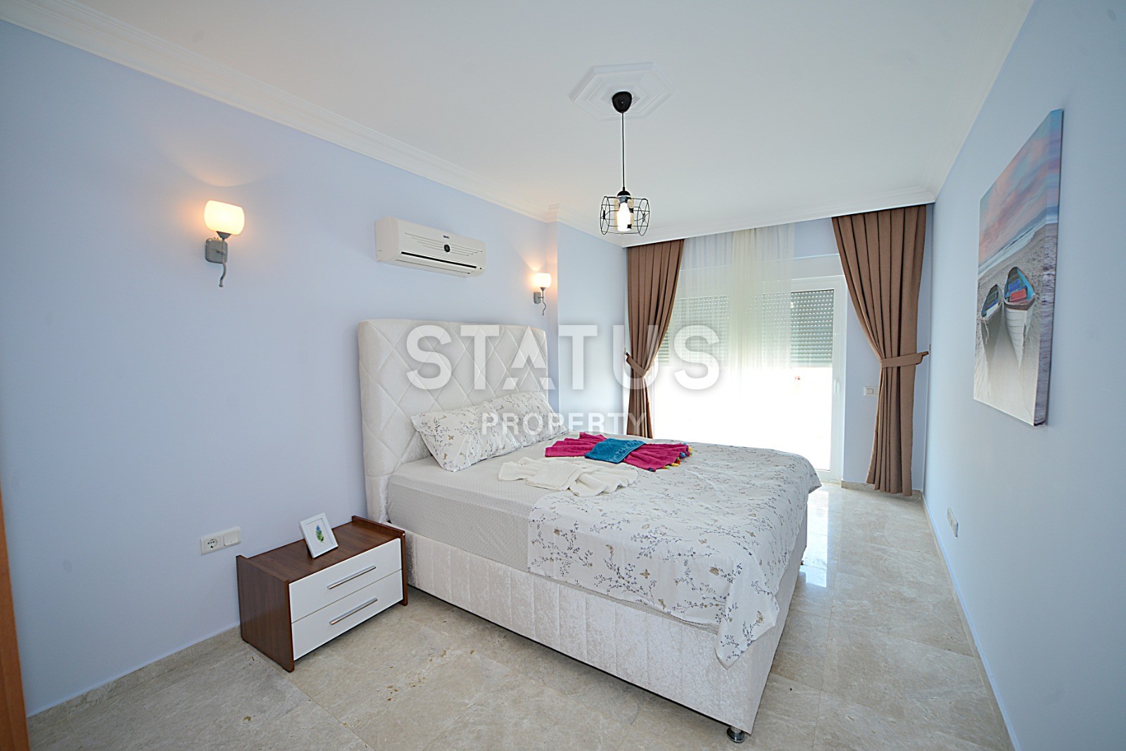 Вилла 3+1 с отдельной территорией и бассейном по хорошей цене. Центр, Алания. фото 5