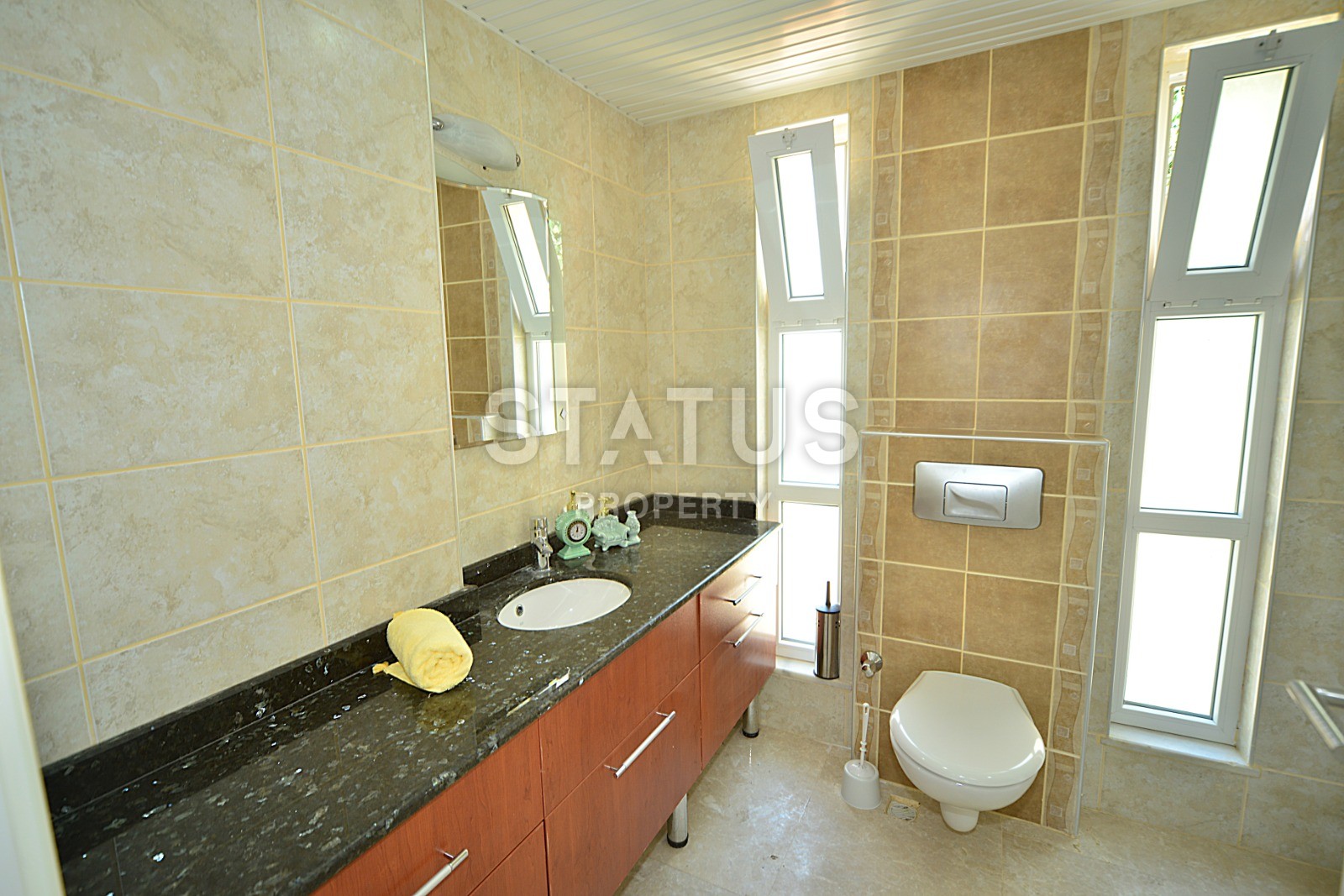 Вилла 3+1 с отдельной территорией и бассейном по хорошей цене. Центр, Алания. фото 9