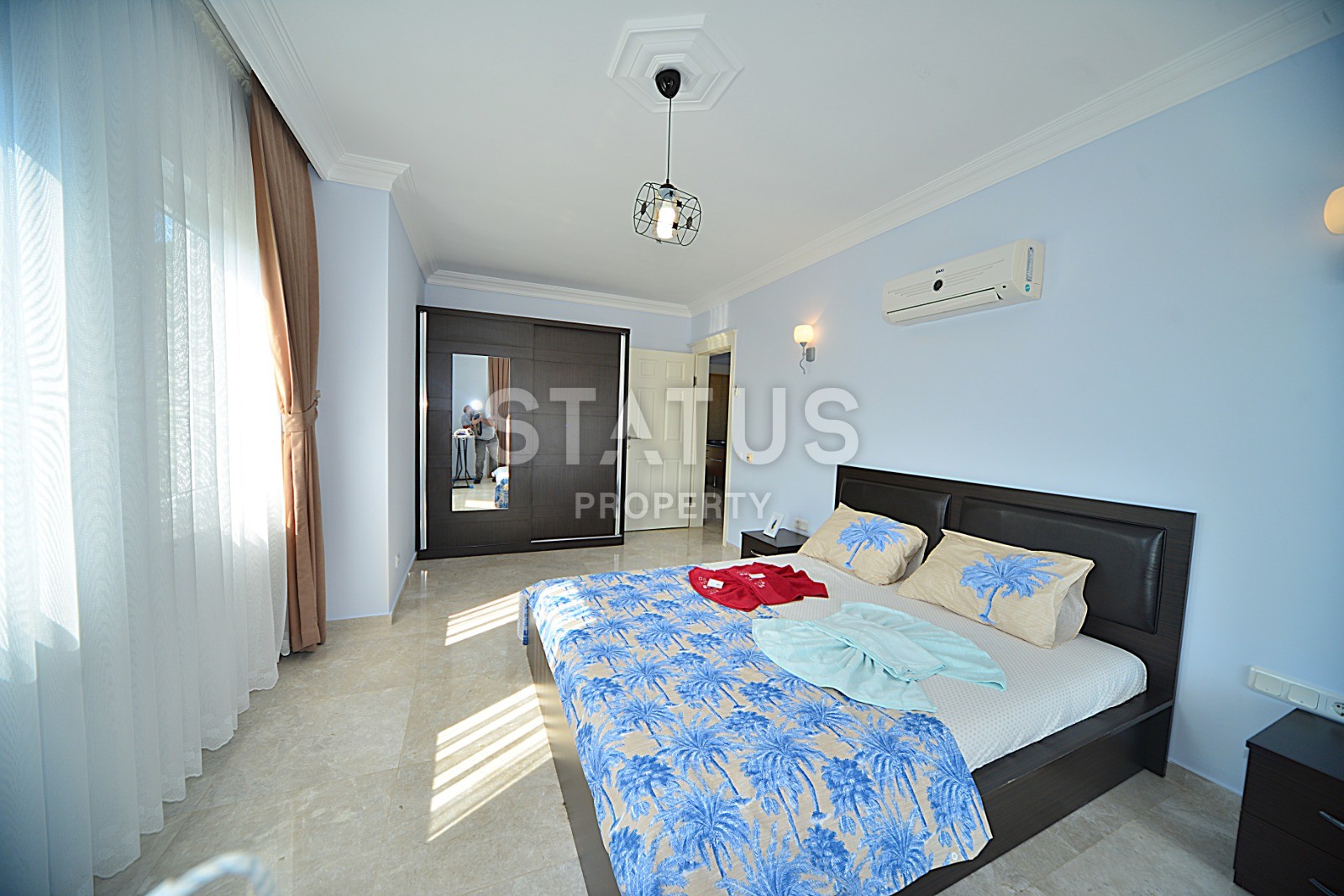 Вилла 3+1 с отдельной территорией и бассейном по хорошей цене. Центр, Алания. фото 10