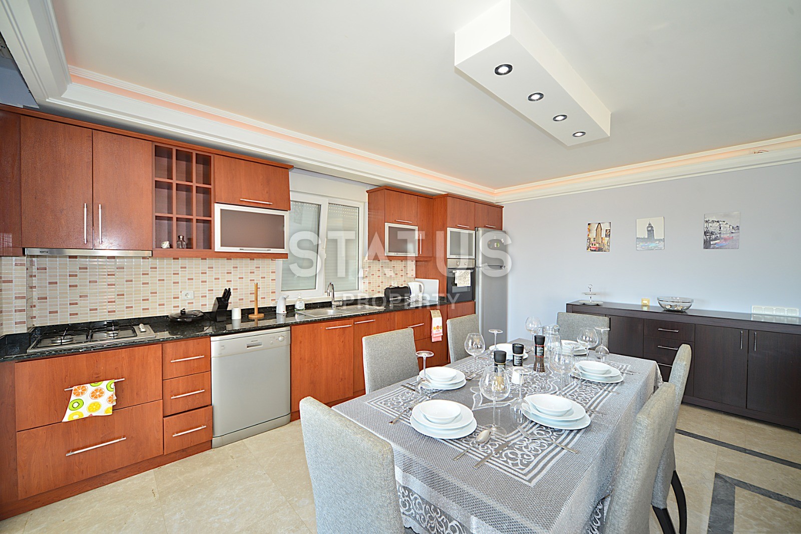 Вилла 3+1 с отдельной территорией и бассейном по хорошей цене. Центр, Алания. фото 13