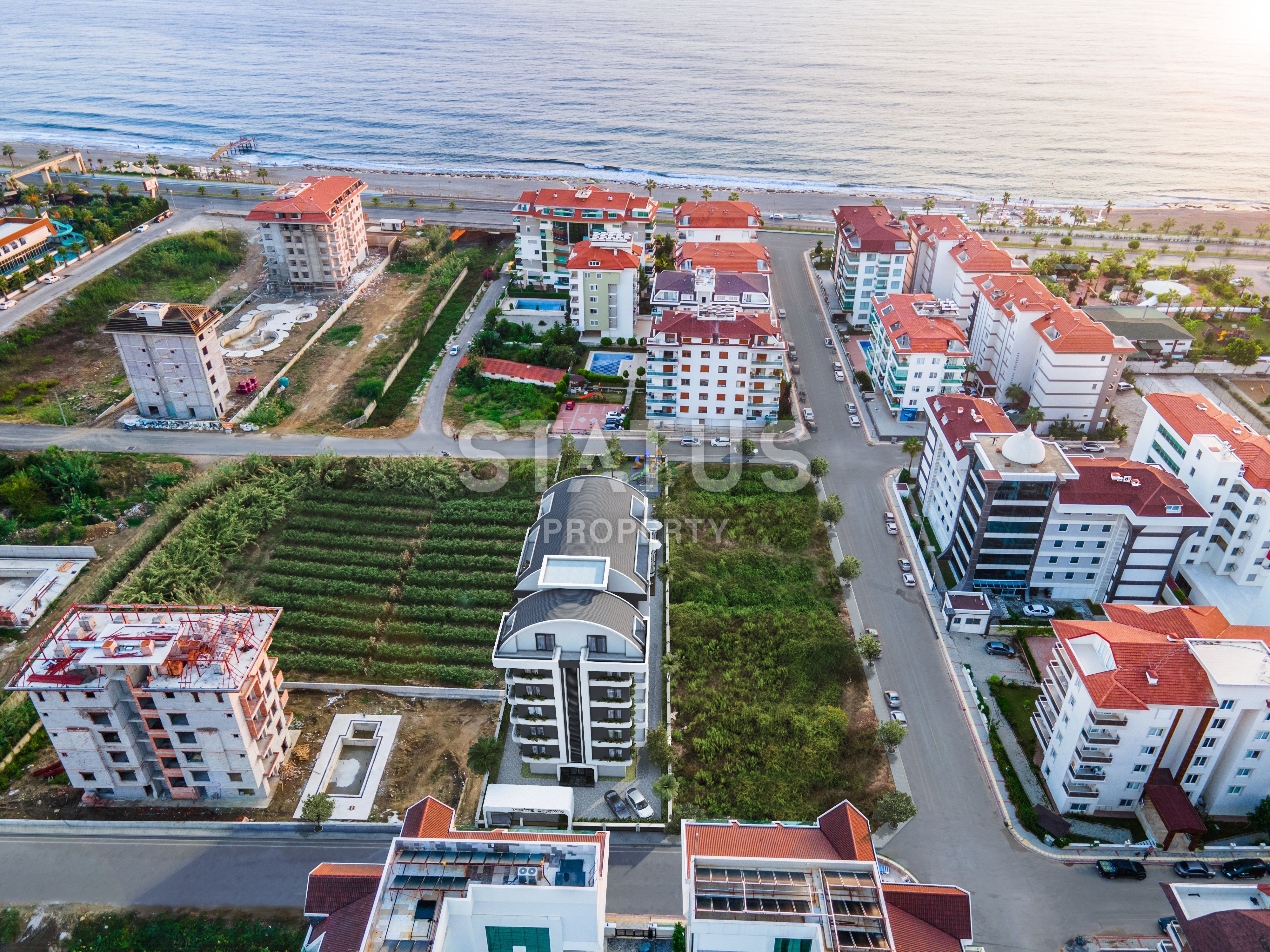 Новый проект у моря на начальном этапе строительства в районе Кестель. Отличные цены фото 3