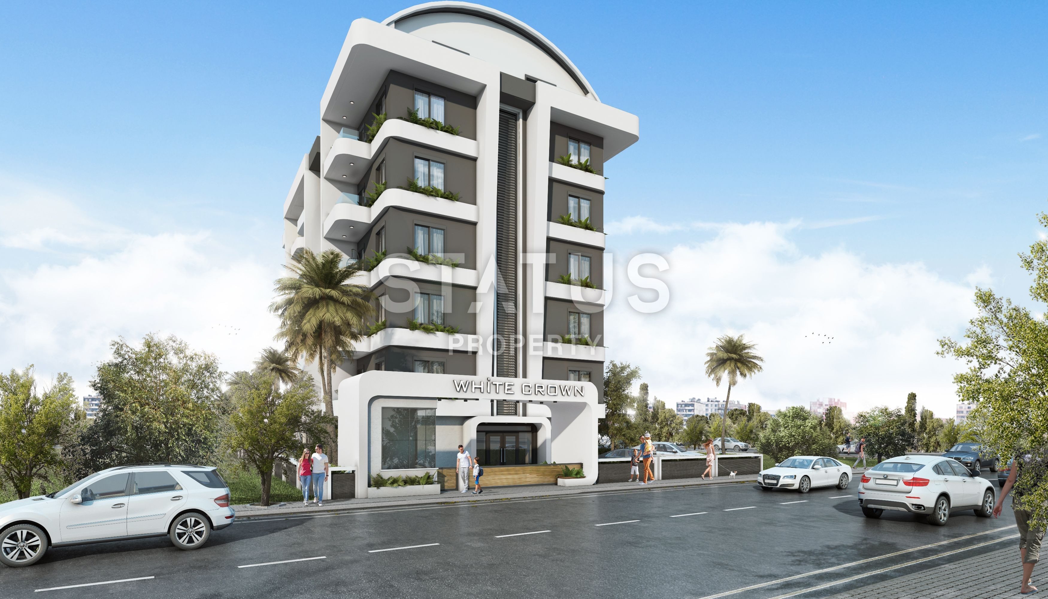 Новый проект у моря на начальном этапе строительства в районе Кестель. Отличные цены фото 8