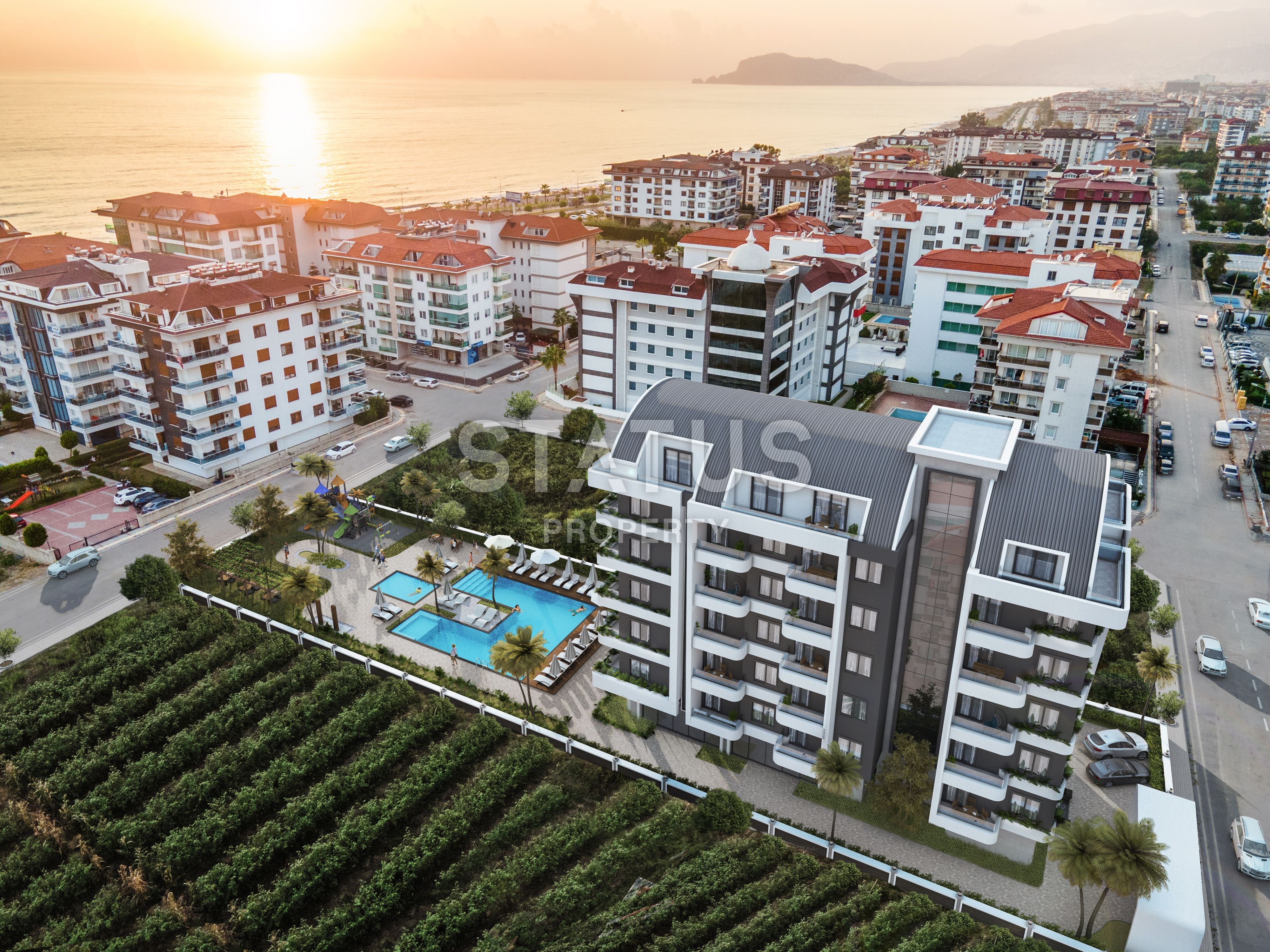 Новый проект у моря на начальном этапе строительства в районе Кестель. Отличные цены фото 10