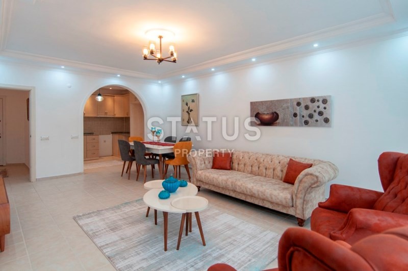 Срочная цена! Квартира 2+1 с мебелью в районе Тосмур! 500 метров до моря! 120 кв.м. фото 15