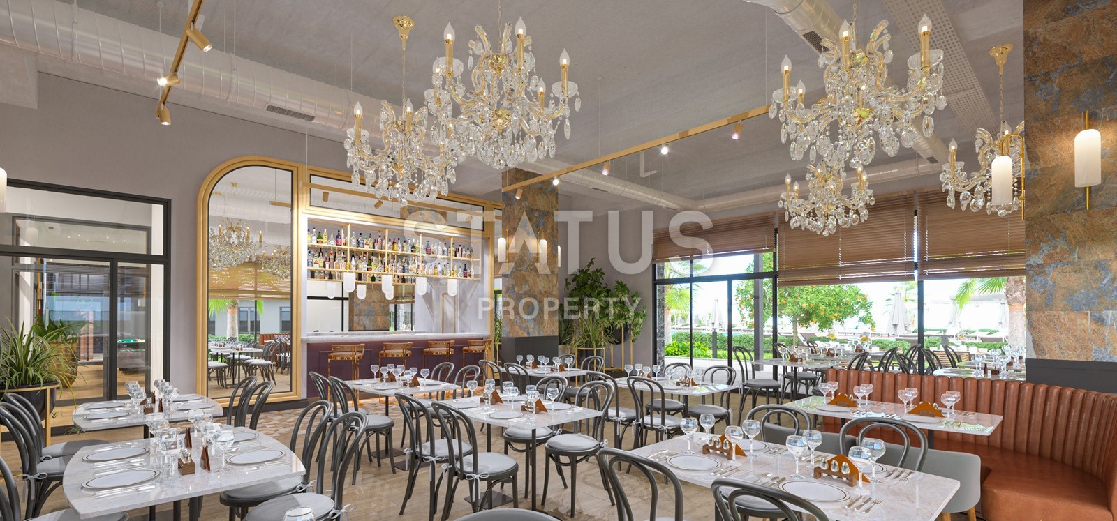 Новый инвестиционный проект с разными планировками по хорошим ценам в Авсалларе фото 42