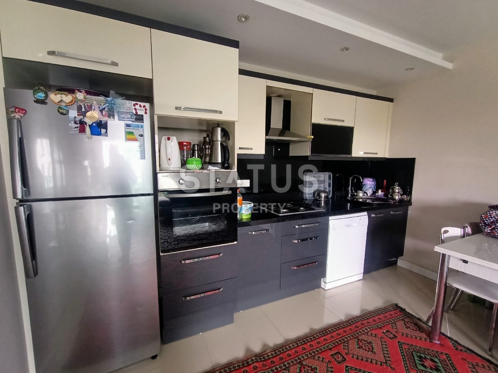 Большая двухкомнатная квартира в новом комплексе, 75 м2. Тосмур, Алания. фото 20