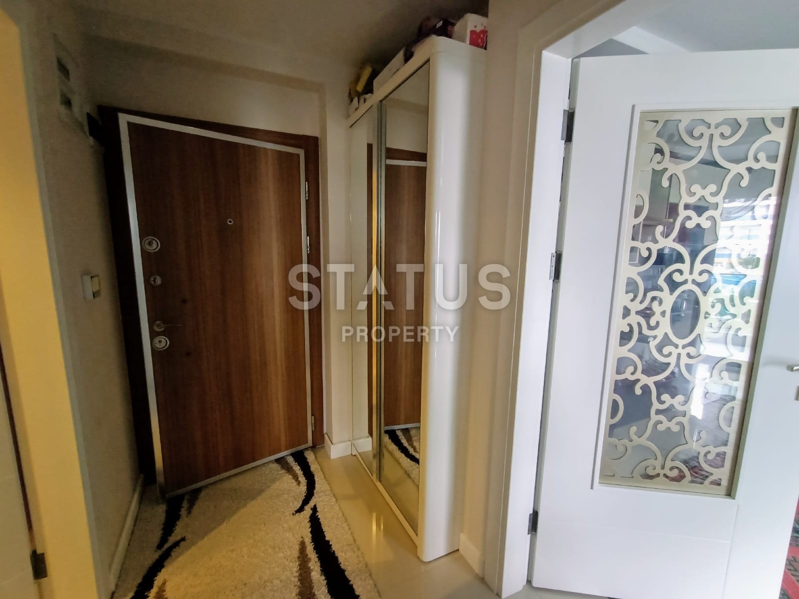 Большая двухкомнатная квартира в новом комплексе, 75 м2. Тосмур, Алания. фото 21