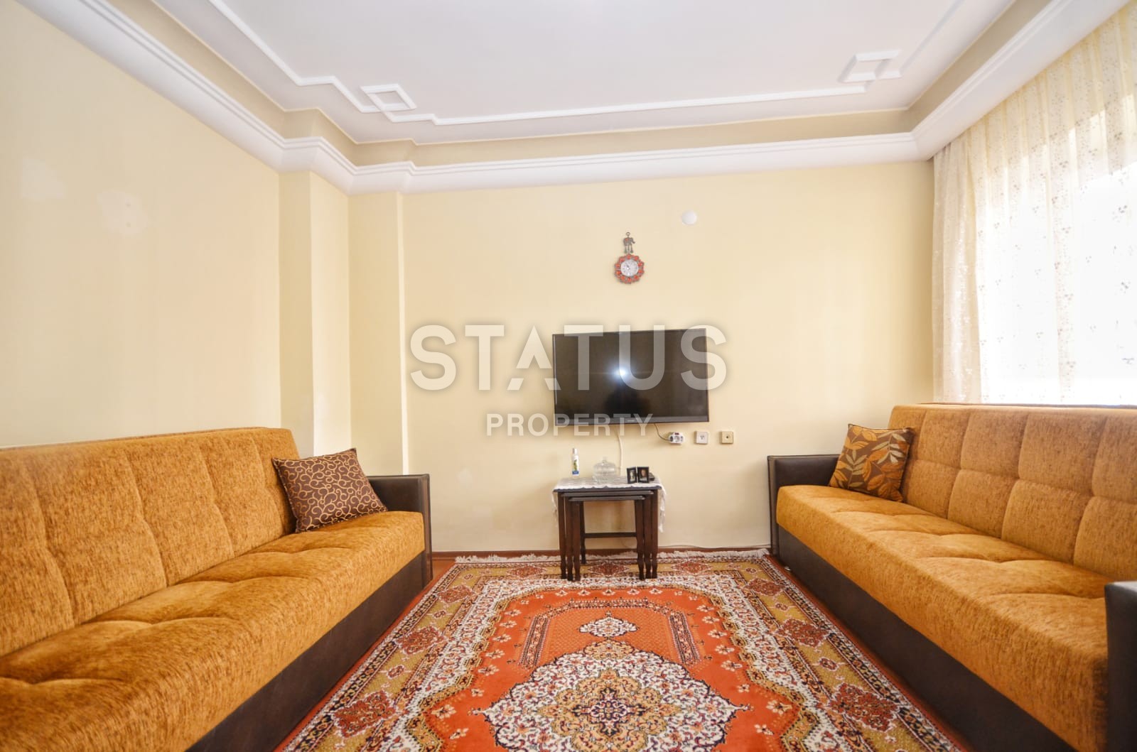 Бюджетная трёхкомнатная квартира с мебелью, 90 м2. Махмутлар, Алания. фото 5