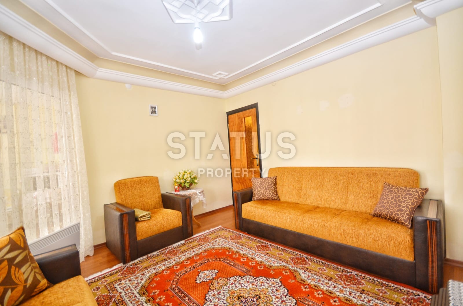 Бюджетная трёхкомнатная квартира с мебелью, 90 м2. Махмутлар, Алания. фото 6