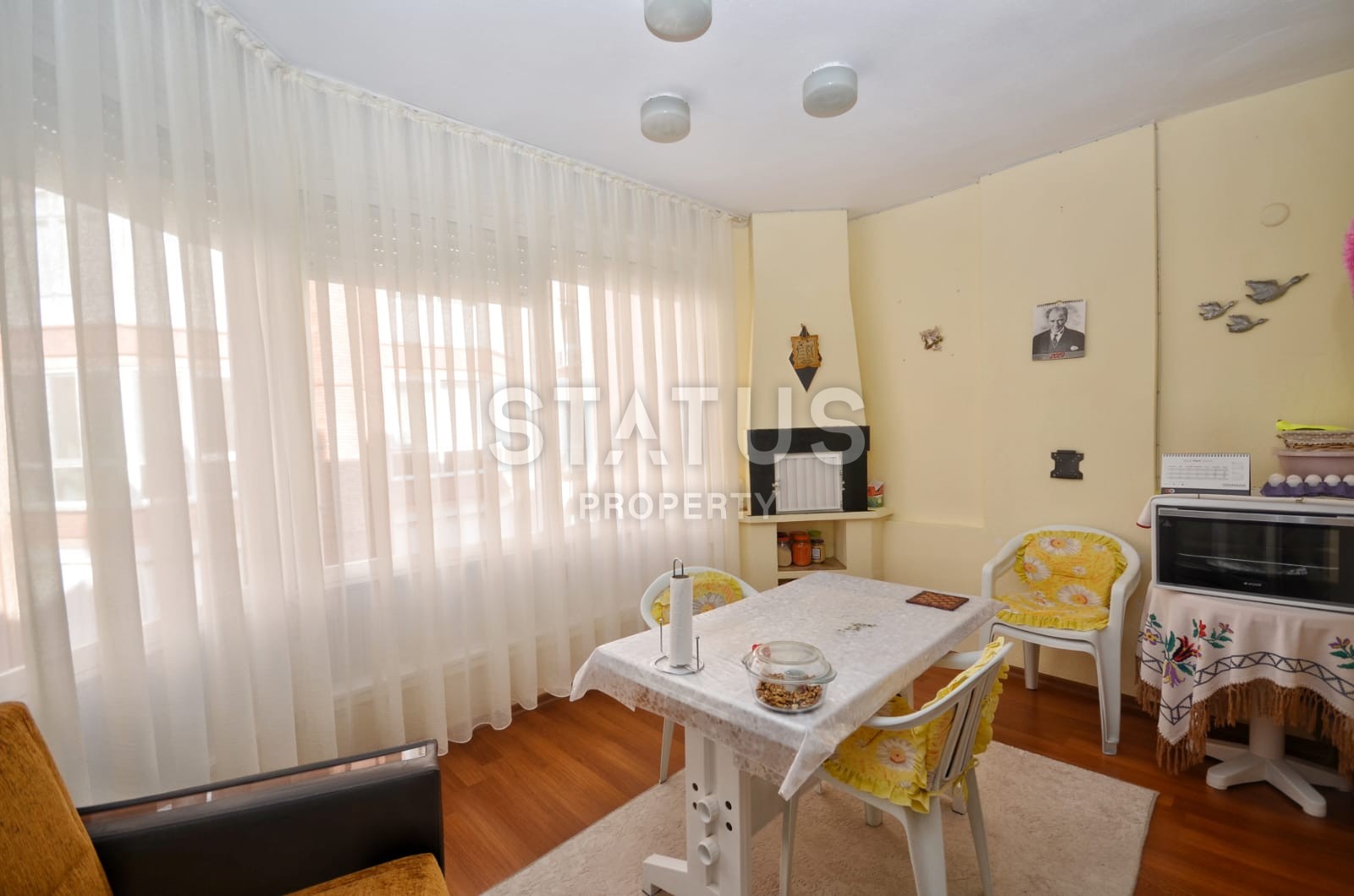 Бюджетная трёхкомнатная квартира с мебелью, 90 м2. Махмутлар, Алания. фото 7