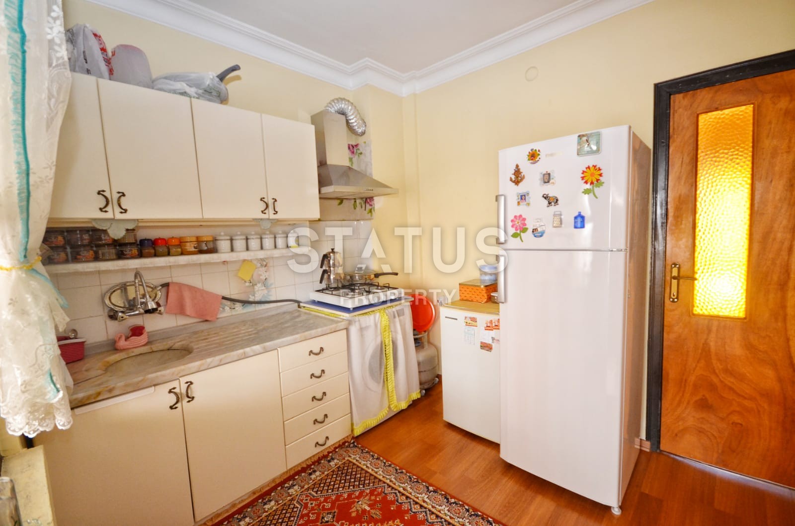 Бюджетная трёхкомнатная квартира с мебелью, 90 м2. Махмутлар, Алания. фото 9