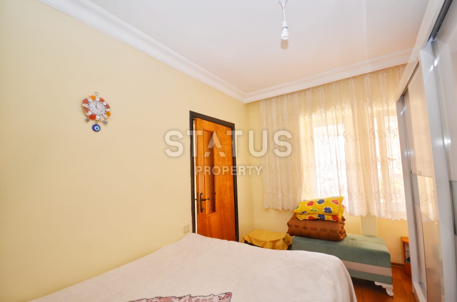 Бюджетная трёхкомнатная квартира с мебелью, 90 м2. Махмутлар, Алания. фото 11