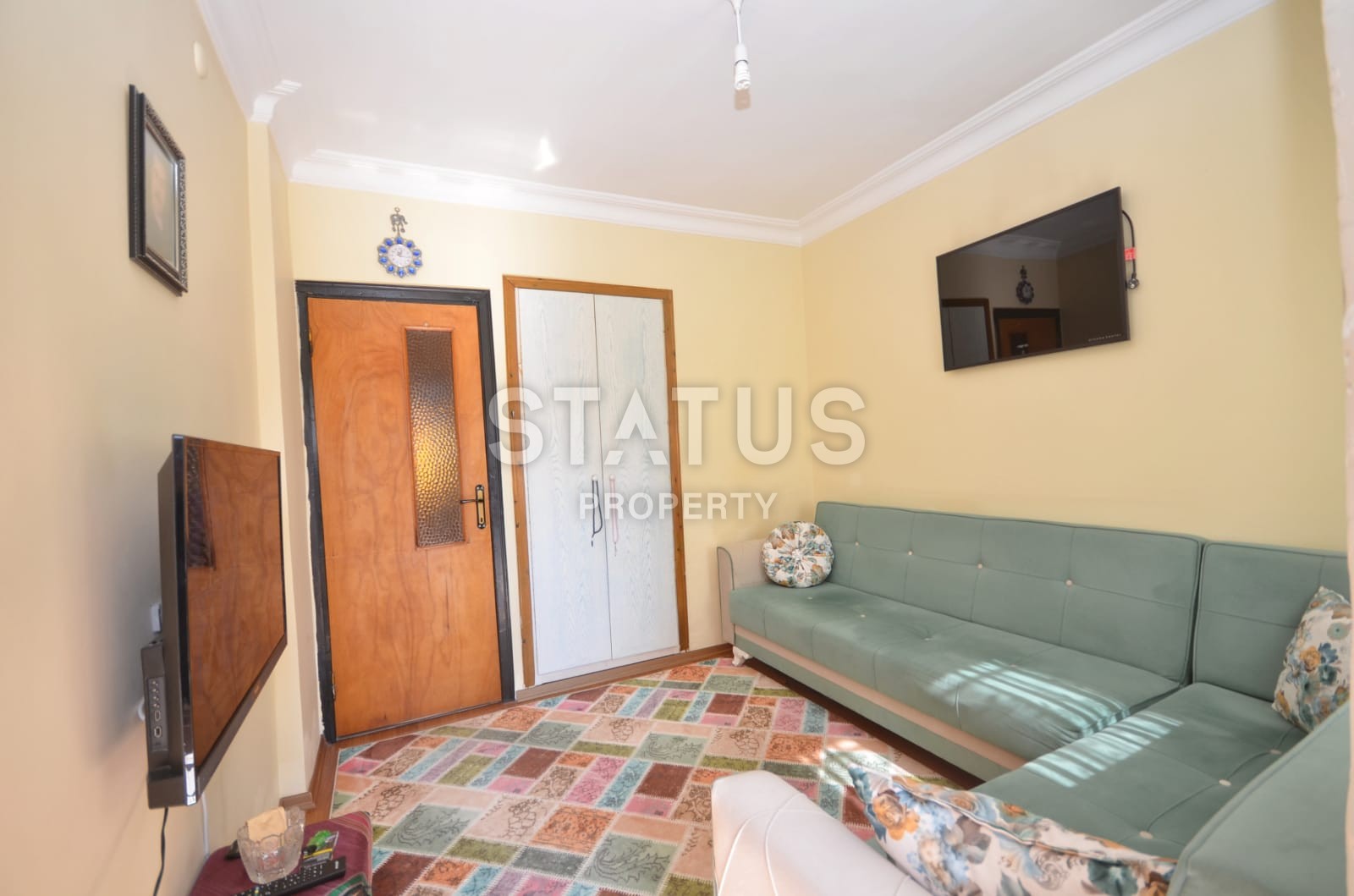 Бюджетная трёхкомнатная квартира с мебелью, 90 м2. Махмутлар, Алания. фото 12