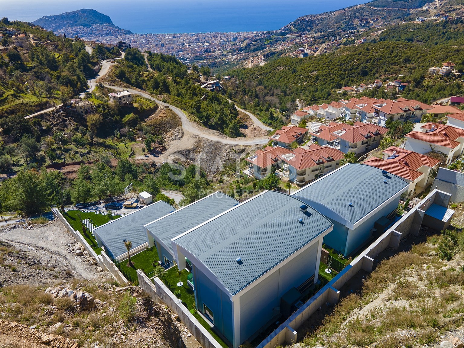 Premium class villas with panoramic views of the Mediterranean Sea. 258 m2. Center, Alanya фото 14