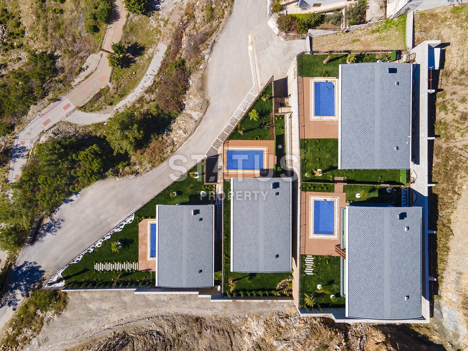 Premium class villas with panoramic views of the Mediterranean Sea. 258 m2. Center, Alanya фото 15