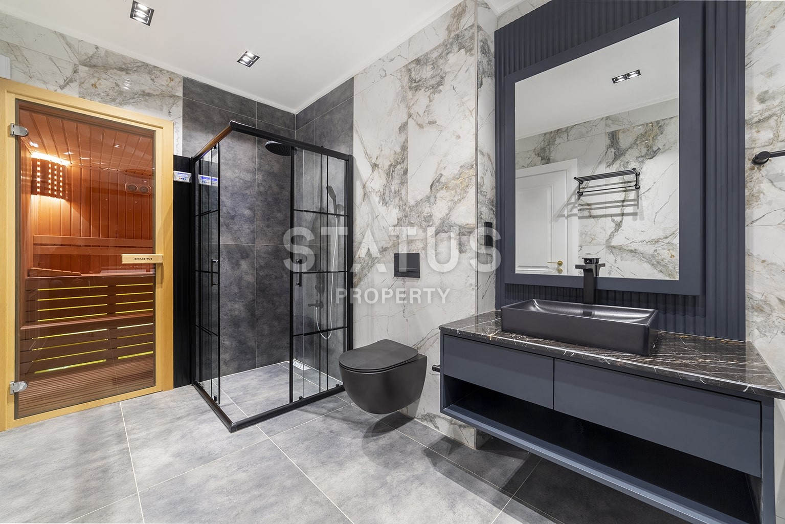 Premium class villas with panoramic views of the Mediterranean Sea. 258 m2. Center, Alanya фото 40