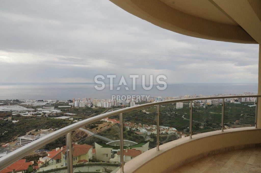 Меблированные апартаменты 2+1 с панорамным видом на море, 101 м2. Каргыджак, Алания. фото 8