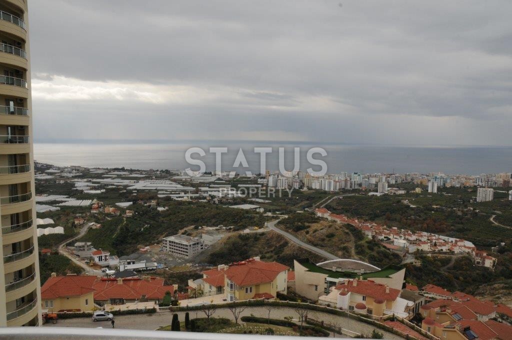 Меблированные апартаменты 2+1 с панорамным видом на море, 101 м2. Каргыджак, Алания. фото 9