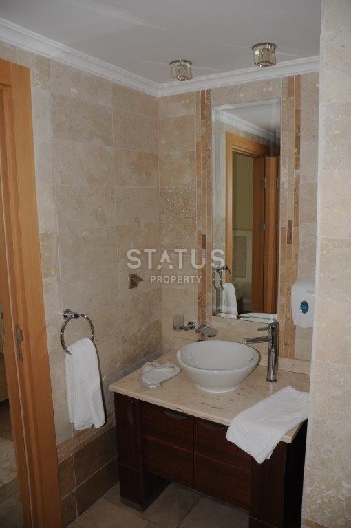 Меблированные апартаменты 2+1 с панорамным видом на море, 101 м2. Каргыджак, Алания. фото 11