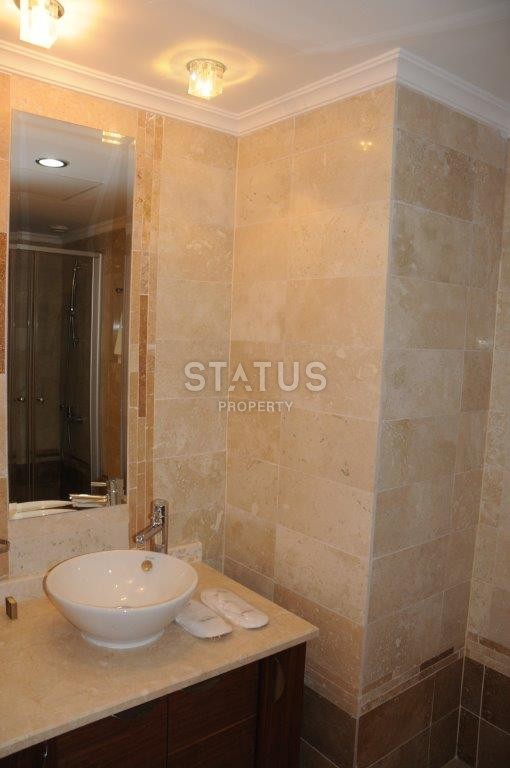 Меблированные апартаменты 2+1 с панорамным видом на море, 101 м2. Каргыджак, Алания. фото 16