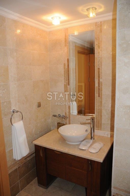 Меблированные апартаменты 2+1 с панорамным видом на море, 101 м2. Каргыджак, Алания. фото 17