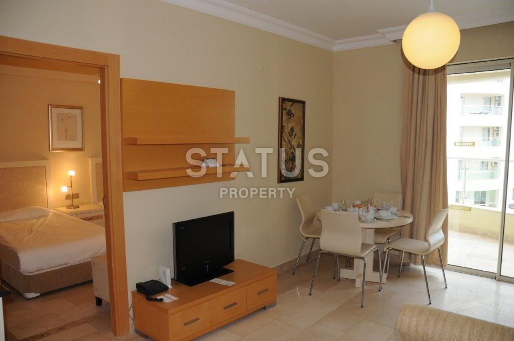 Меблированные апартаменты 2+1 с панорамным видом на море, 101 м2. Каргыджак, Алания. фото 25