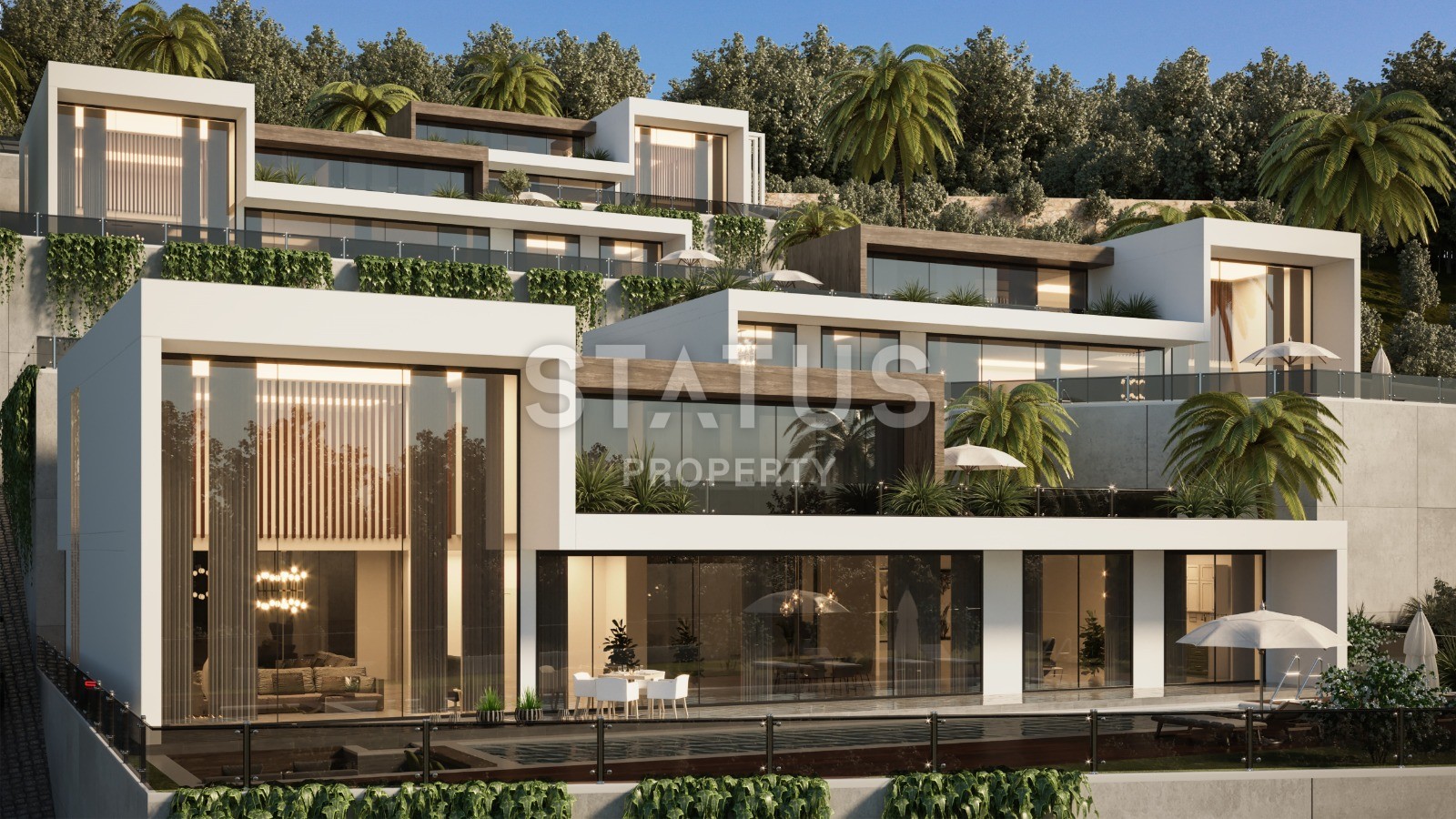 Новый и уникальный комплекс вилл в районе Каргыджак, 616 м2. фото 2
