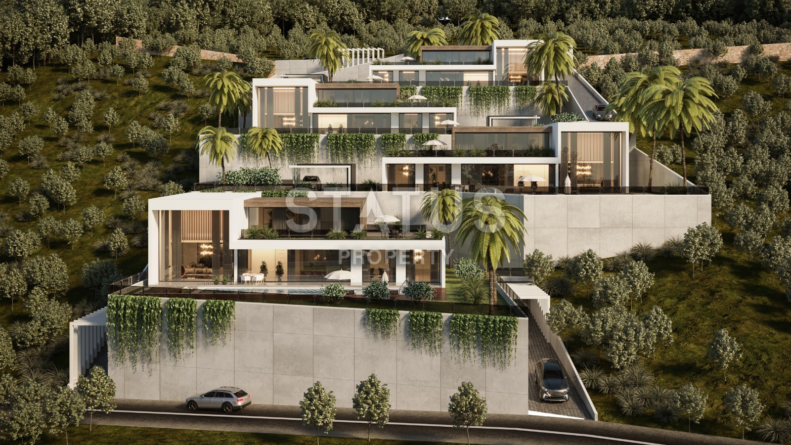 Новый и уникальный комплекс вилл в районе Каргыджак, 616 м2. фото 3