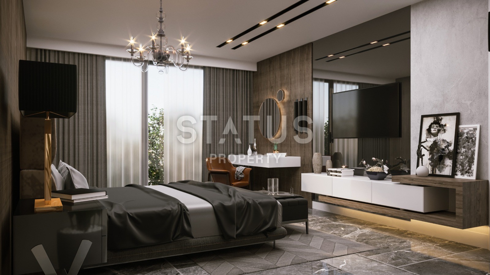 Новый и уникальный комплекс вилл в районе Каргыджак, 616 м2. фото 10