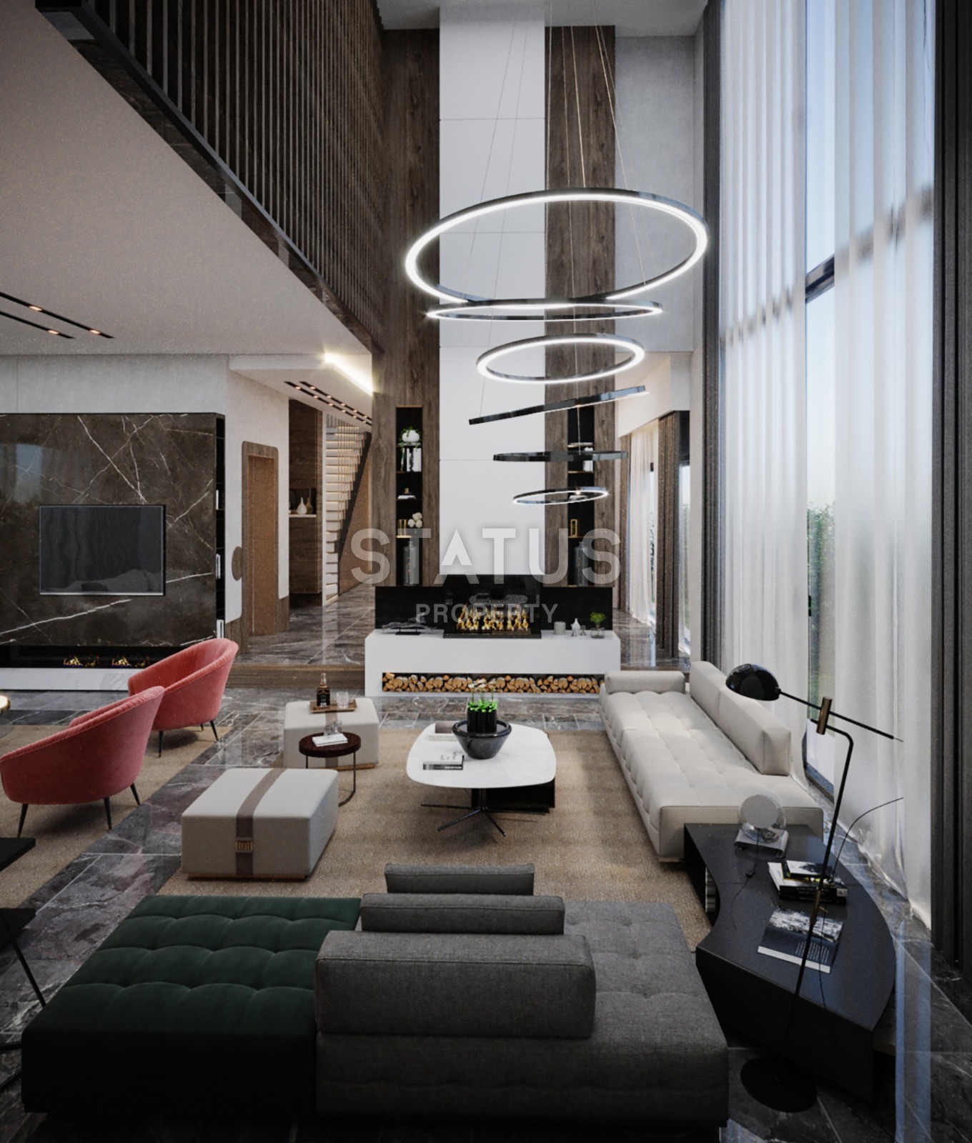 Новый и уникальный комплекс вилл в районе Каргыджак, 616 м2. фото 11