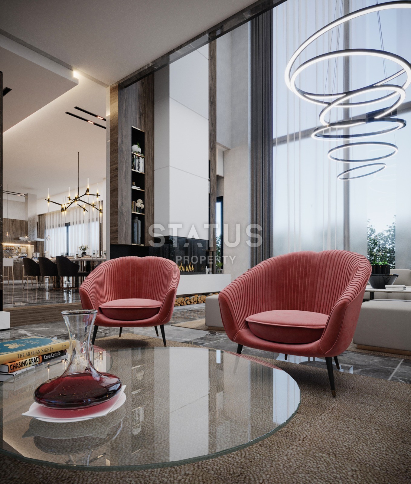 Новый и уникальный комплекс вилл в районе Каргыджак, 616 м2. фото 12