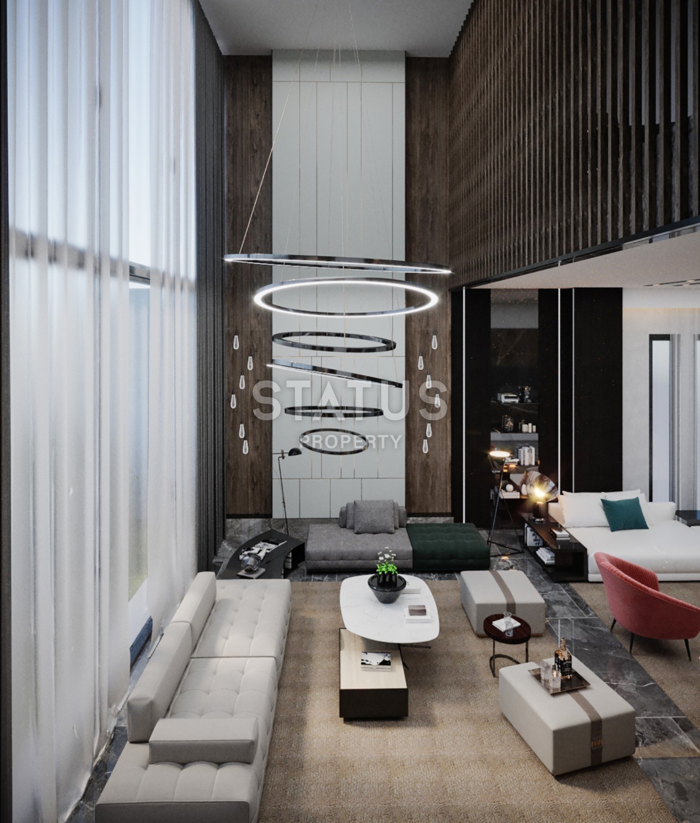 Новый и уникальный комплекс вилл в районе Каргыджак, 616 м2. фото 13