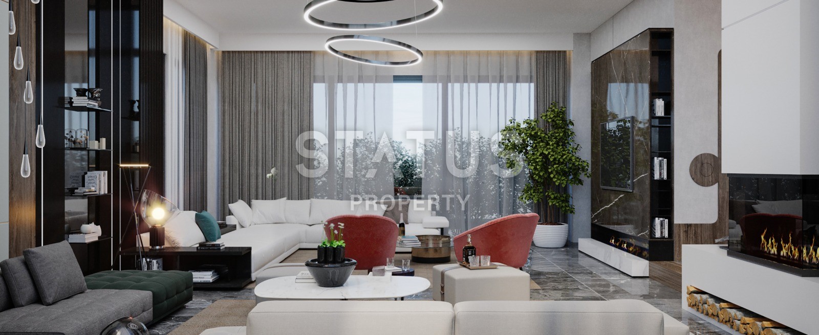 Новый и уникальный комплекс вилл в районе Каргыджак, 616 м2. фото 16