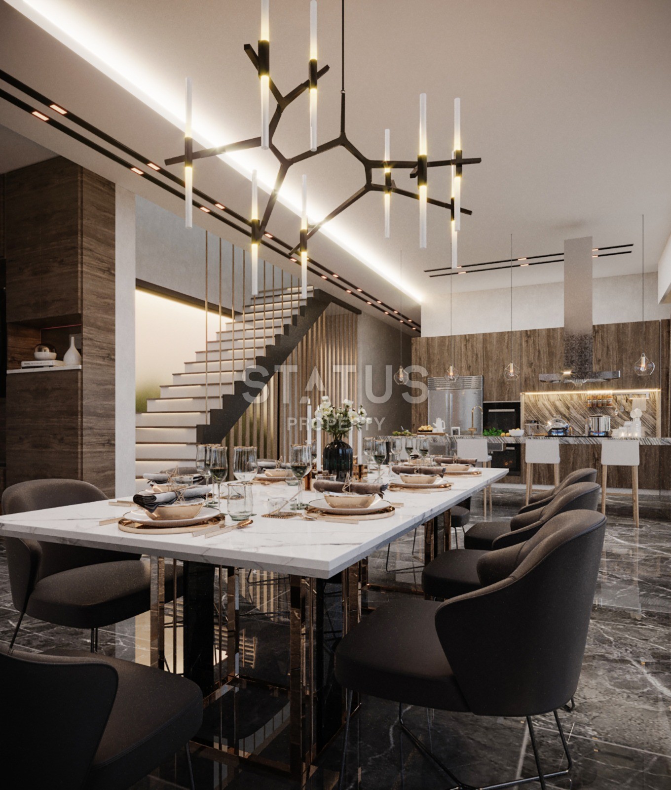 Новый и уникальный комплекс вилл в районе Каргыджак, 616 м2. фото 19