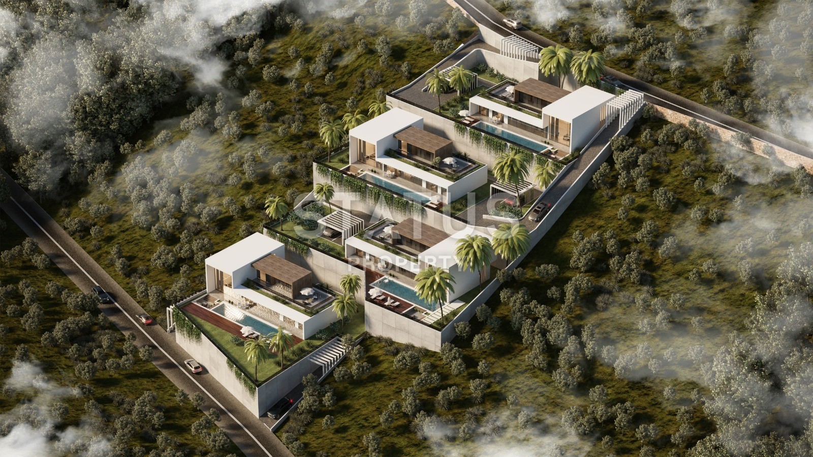 Новый и уникальный комплекс вилл в районе Каргыджак, 616 м2. фото 24