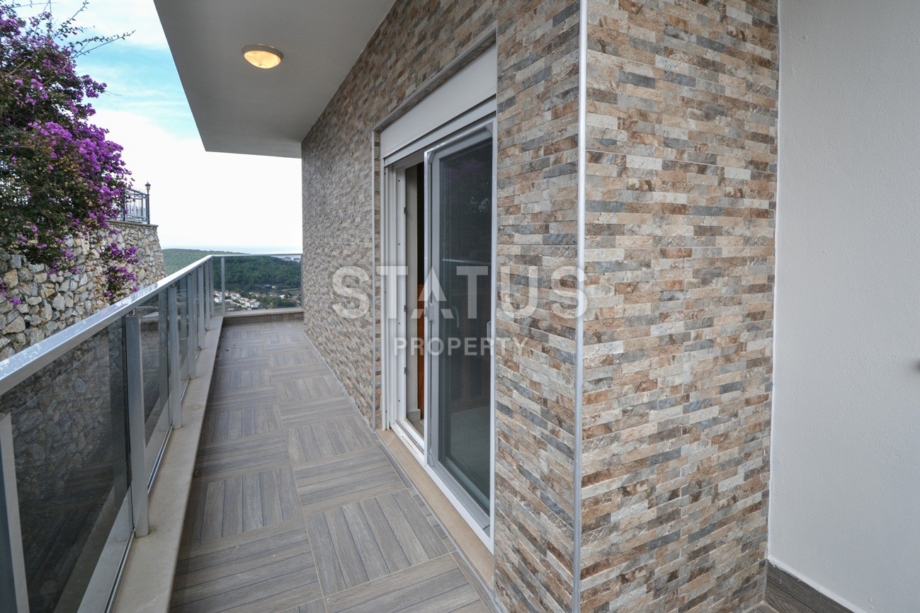 Luxurious villa layout 4+1, 220m2 with sea and mountain views in the Kargicak area фото 29