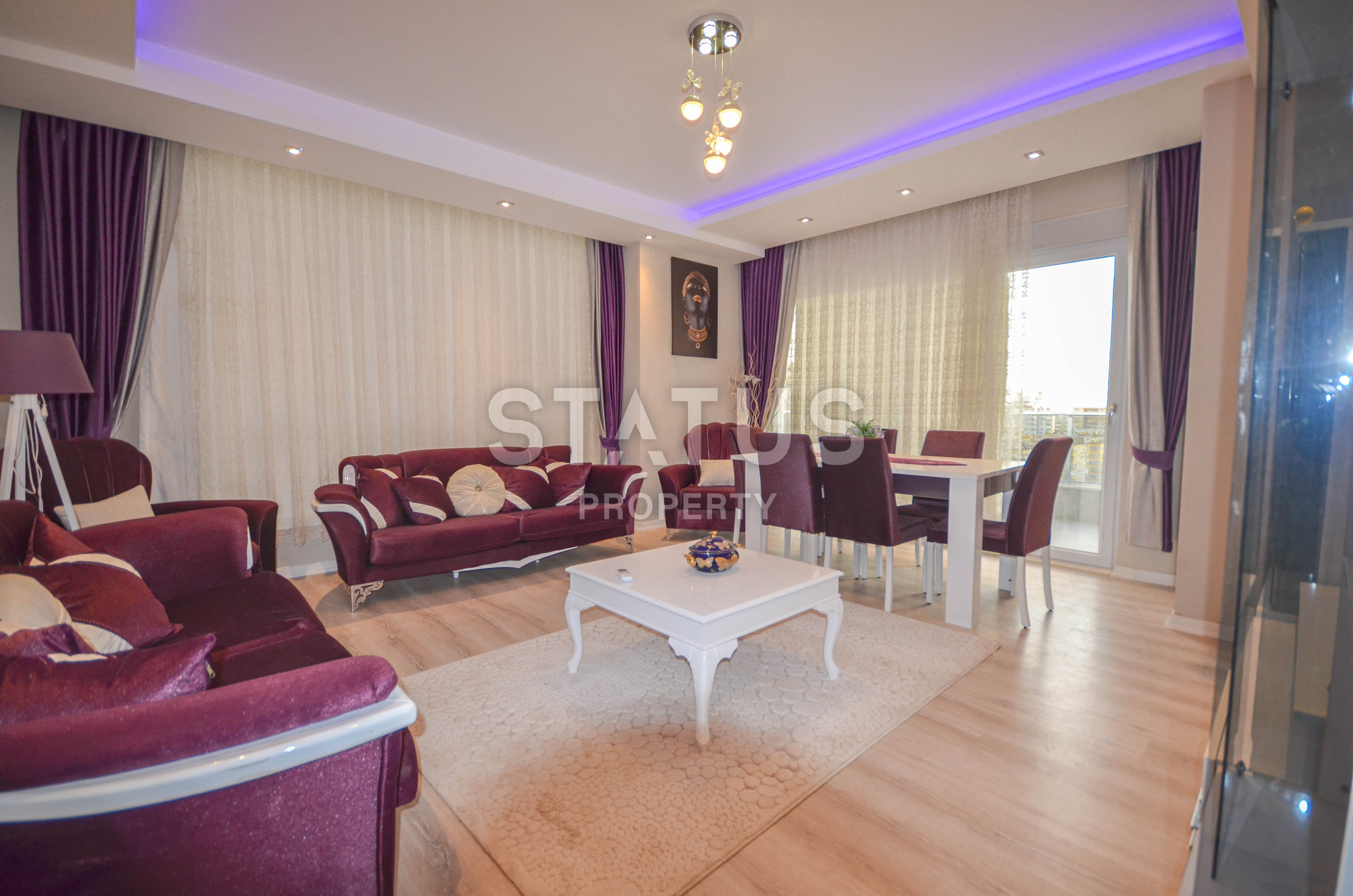 Меблированные апартаменты планировки 3+1, 120м2 в районе Махмутлар, Аланья фото 9