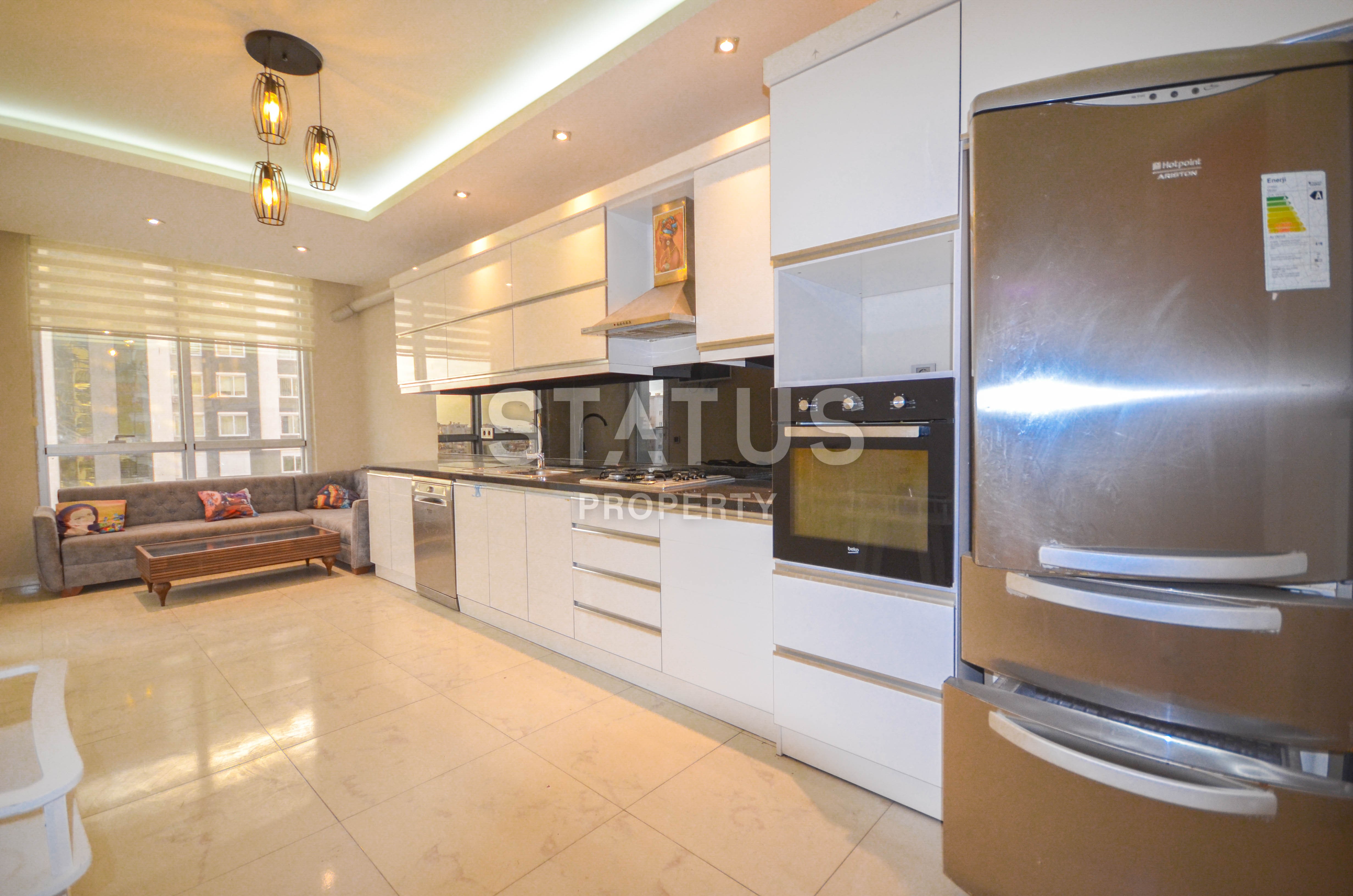 Меблированные апартаменты планировки 3+1, 120м2 в районе Махмутлар, Аланья фото 14