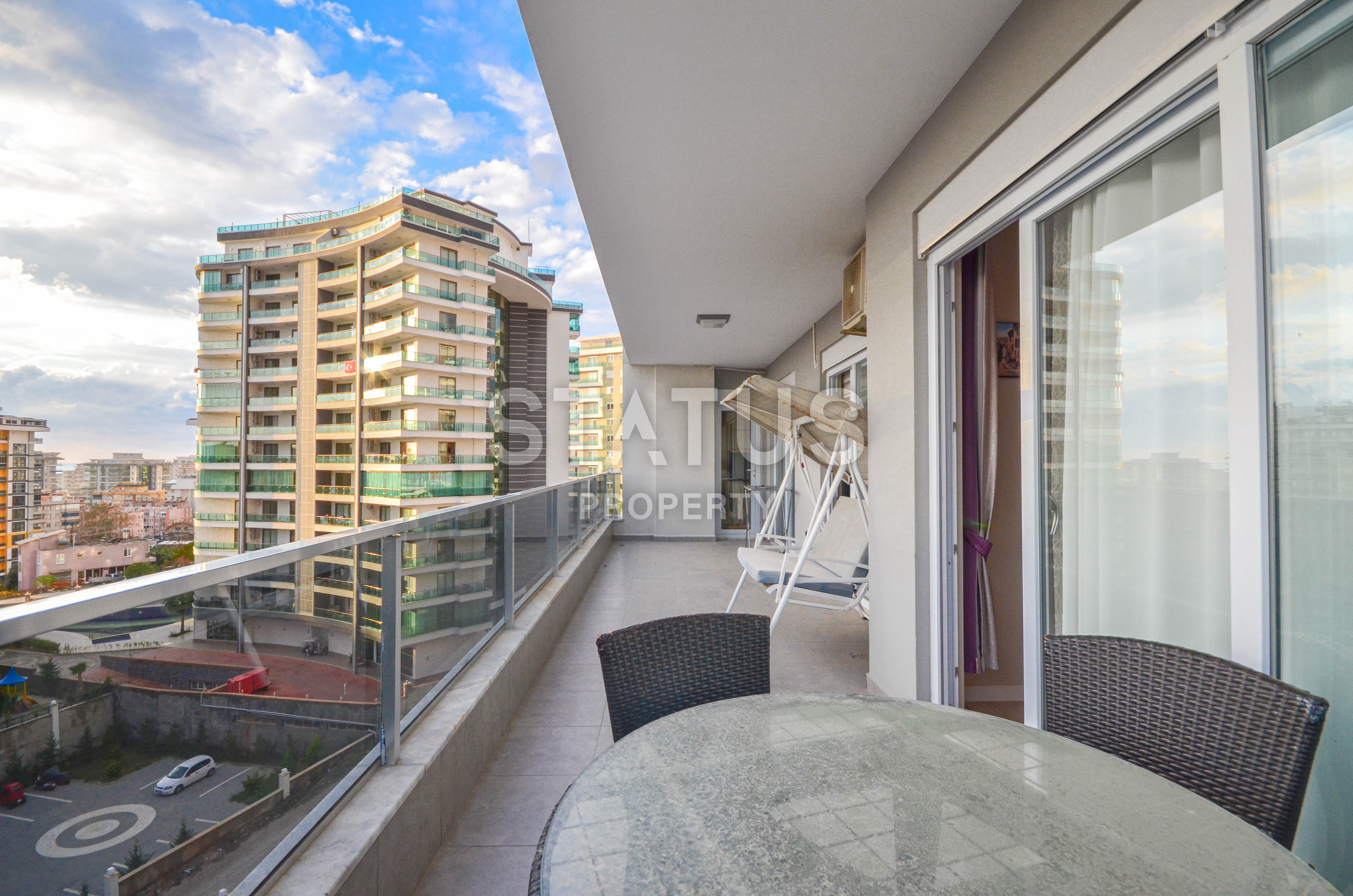 Меблированные апартаменты планировки 3+1, 120м2 в районе Махмутлар, Аланья фото 21