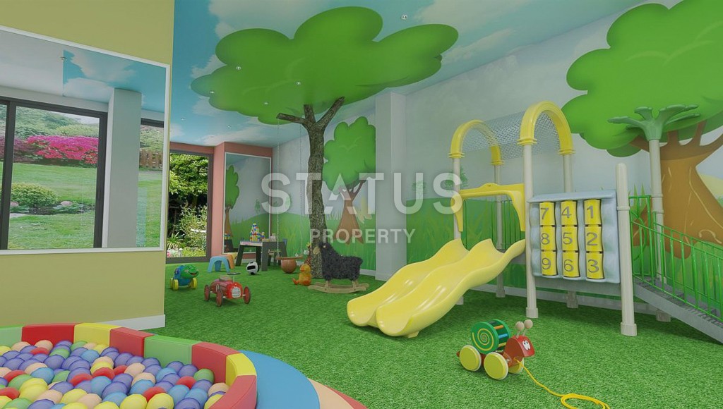 Апартаменты 1+1 в новом элитном комплексе на первой линии в Махмутларе, 55 м2. фото 24