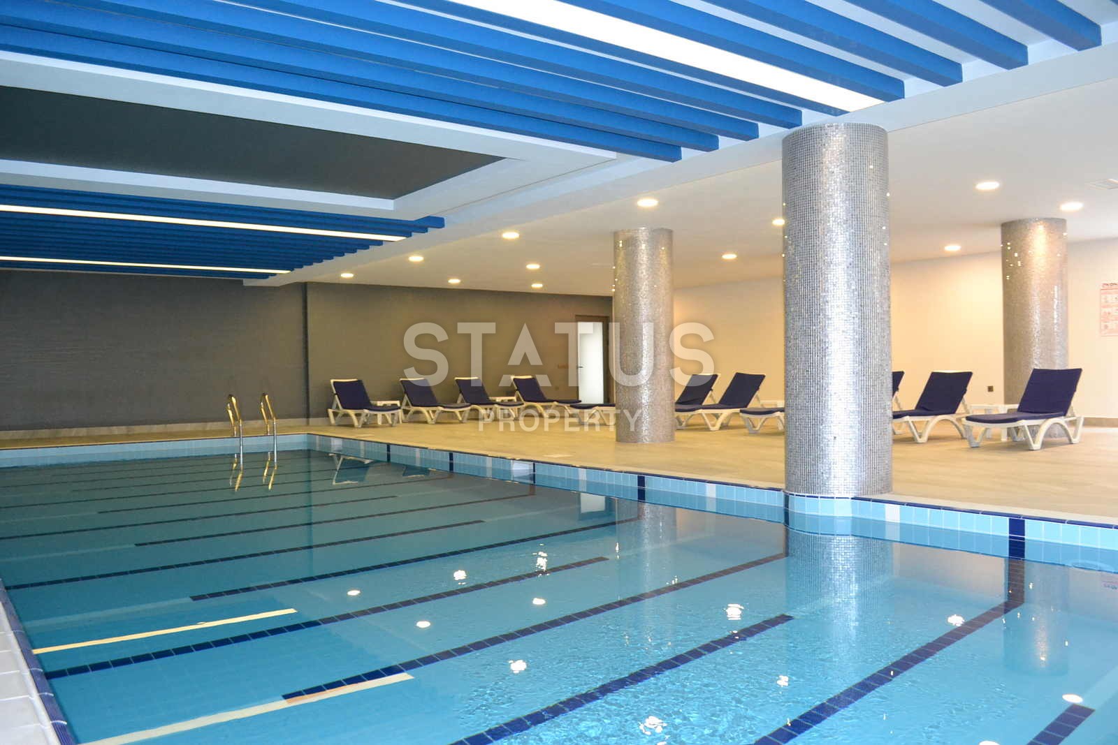 Апартаменты 1+1 в новом элитном комплексе на первой линии в Махмутларе, 55 м2. фото 39