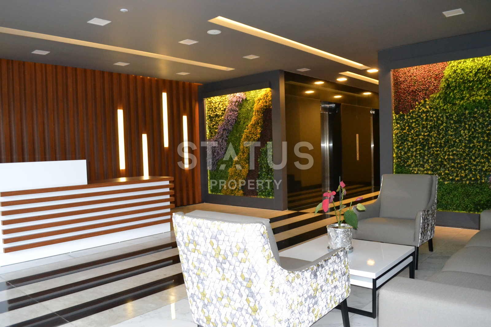 Апартаменты 1+1 в новом элитном комплексе на первой линии в Махмутларе, 55 м2. фото 46