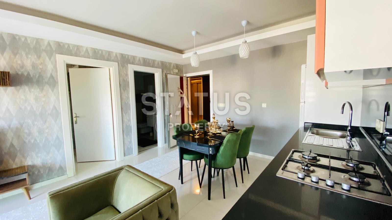 Elite spacious apartment 1+1 in Mahmutlar, 70 m2. фото 25
