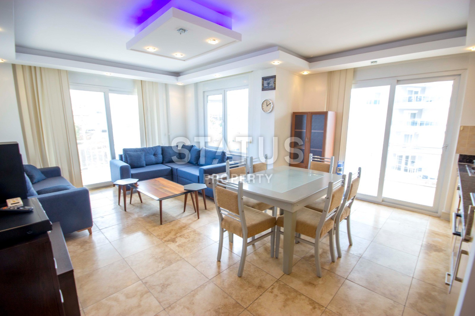 Апартаменты 1+1, 70 кв.м. в комплексе с большой территорией и низкоэтажной постройкой. Джикджилли, Алания. фото 15