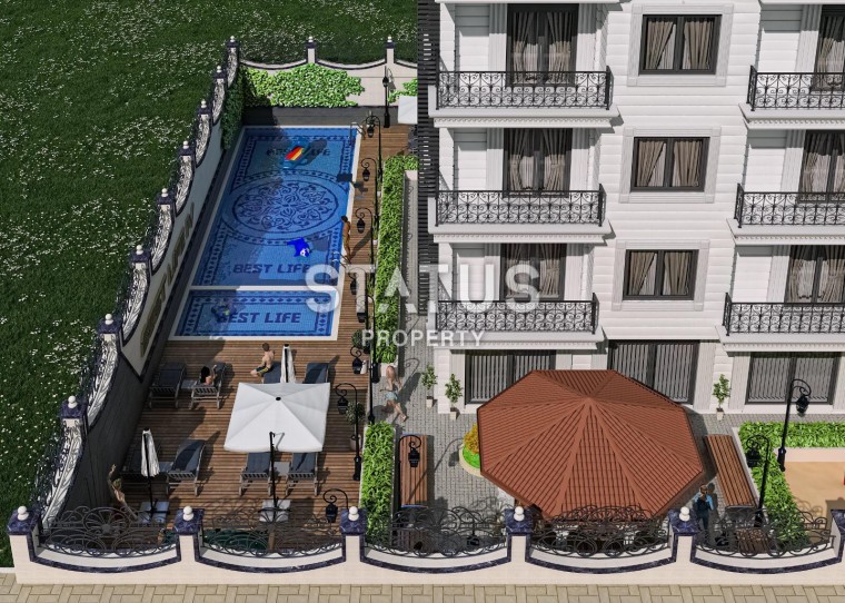 Уютная квартира планировки 1+1, 60м2 в новом доме с инфраструктурой, в районе Махмутлар, Аланья фото 1