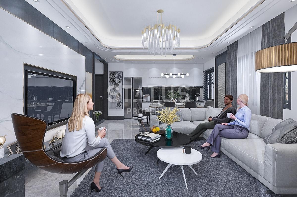 Уютная квартира планировки 1+1, 60м2 в новом доме с инфраструктурой, в районе Махмутлар, Аланья фото 7