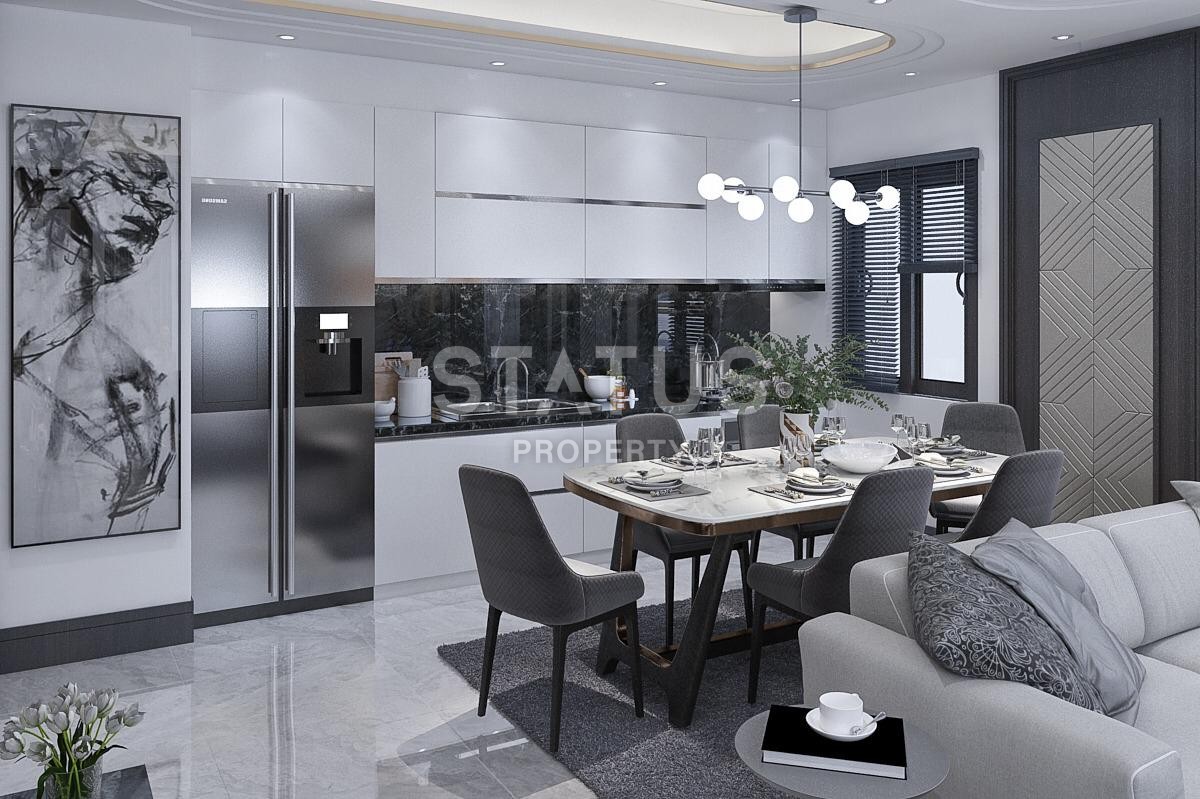 Уютная квартира планировки 1+1, 60м2 в новом доме с инфраструктурой, в районе Махмутлар, Аланья фото 10