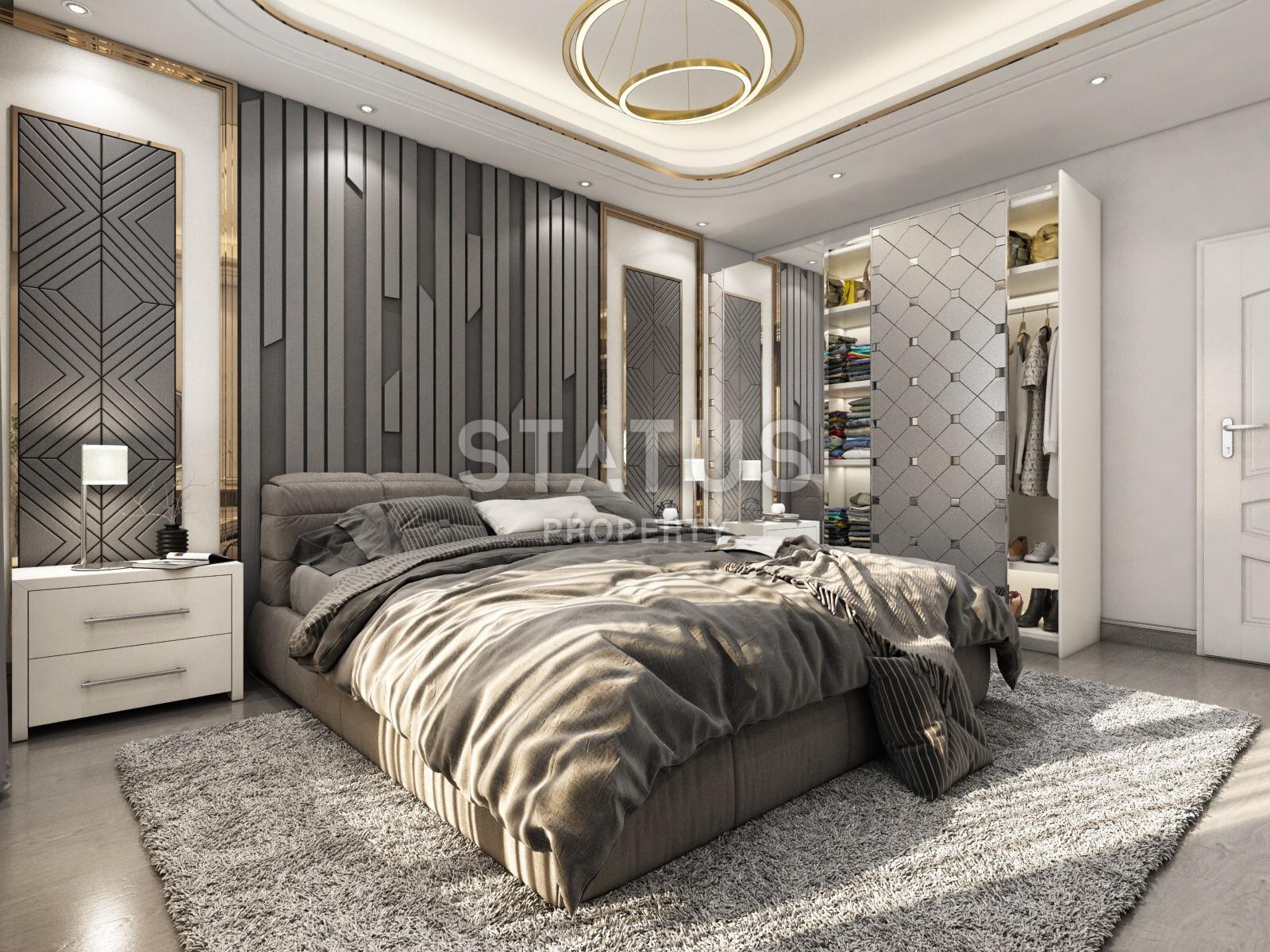 Уютная квартира планировки 1+1, 60м2 в новом доме с инфраструктурой, в районе Махмутлар, Аланья фото 16