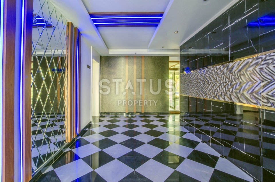 Furnished apartment 1+1 overlooking the sea and the historic city of Naula, 75 m2. Mahmutlar, Alanya. фото 9