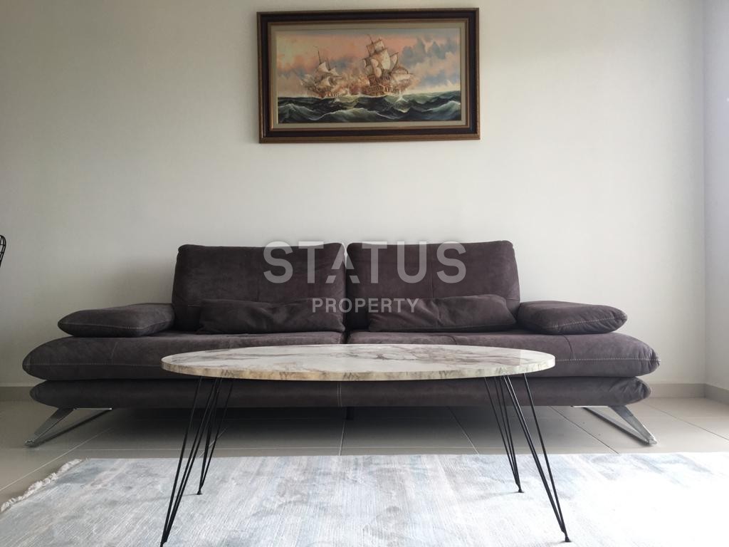 Furnished apartment 1+1 overlooking the sea and the historic city of Naula, 75 m2. Mahmutlar, Alanya. фото 15